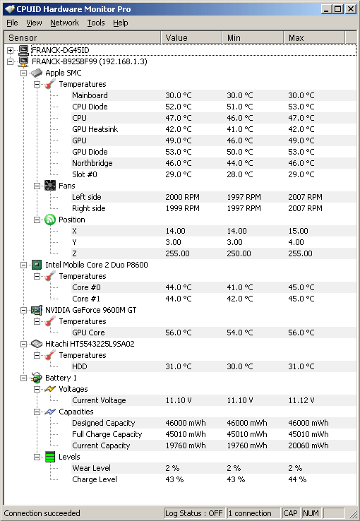 CPUID HWMonitor PRO 다운로드 스크린샷 1
