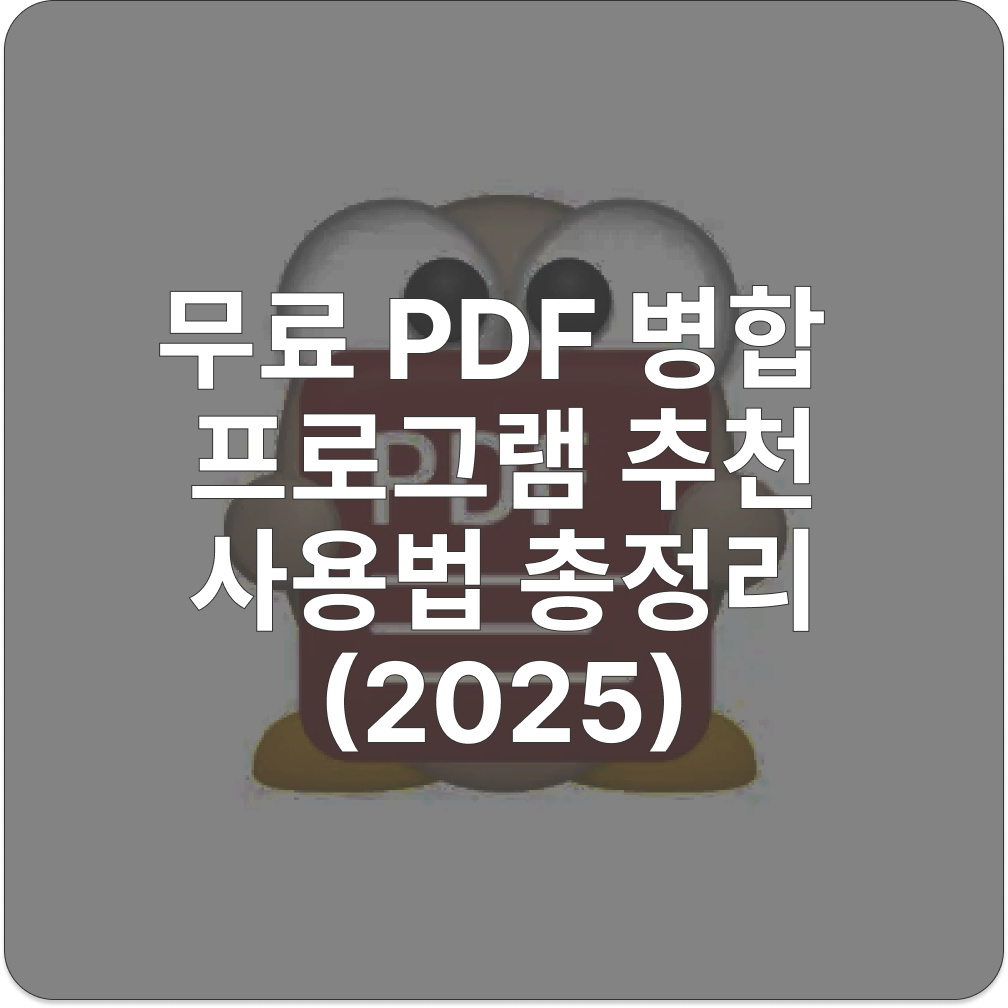 PDF병합 프로그램