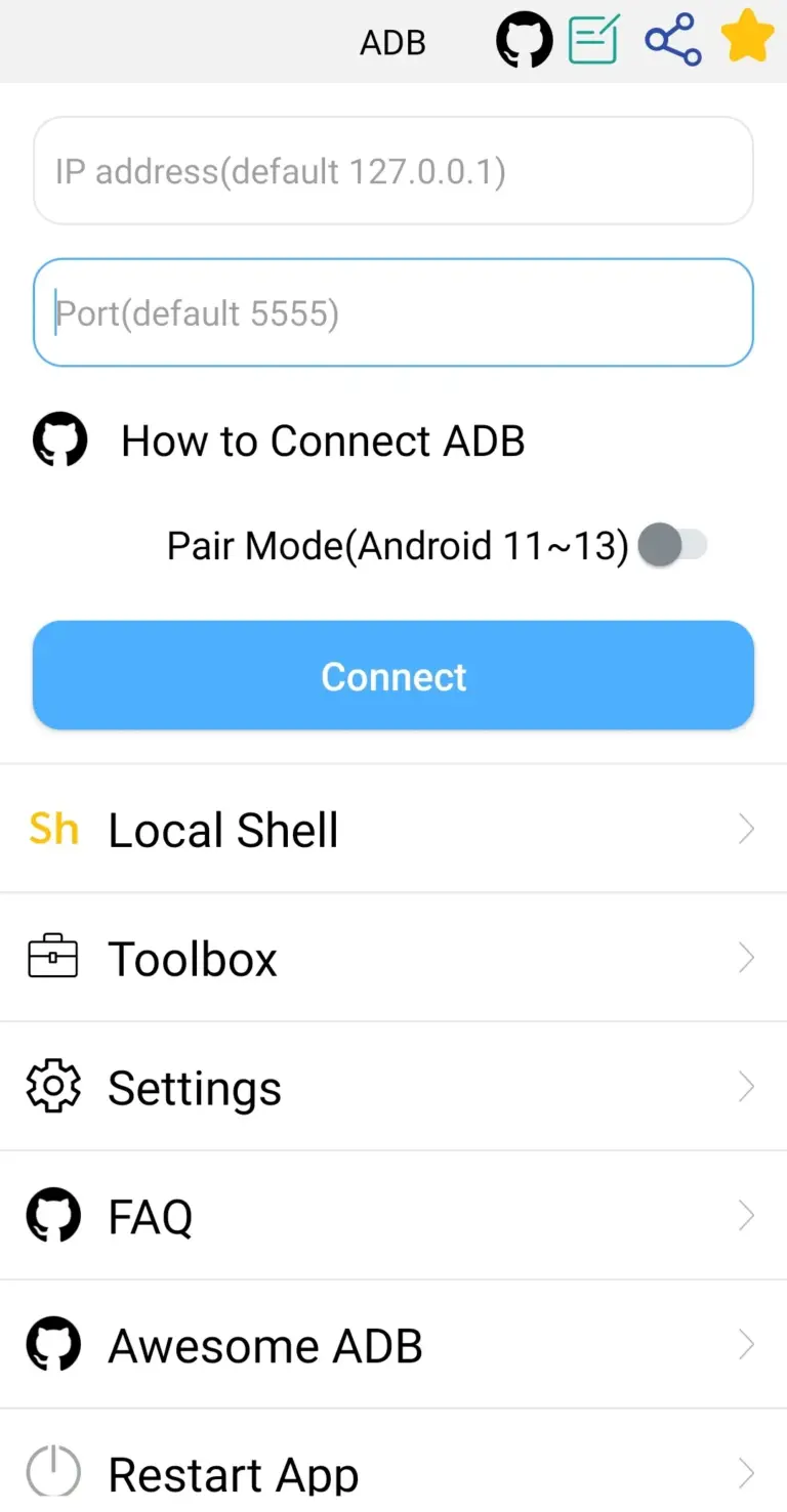 ADB Shell 스크린샷 3