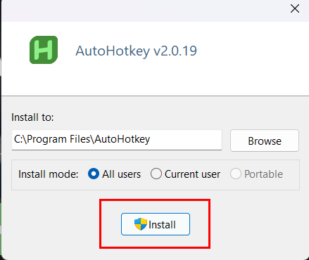 AutoHotkey 