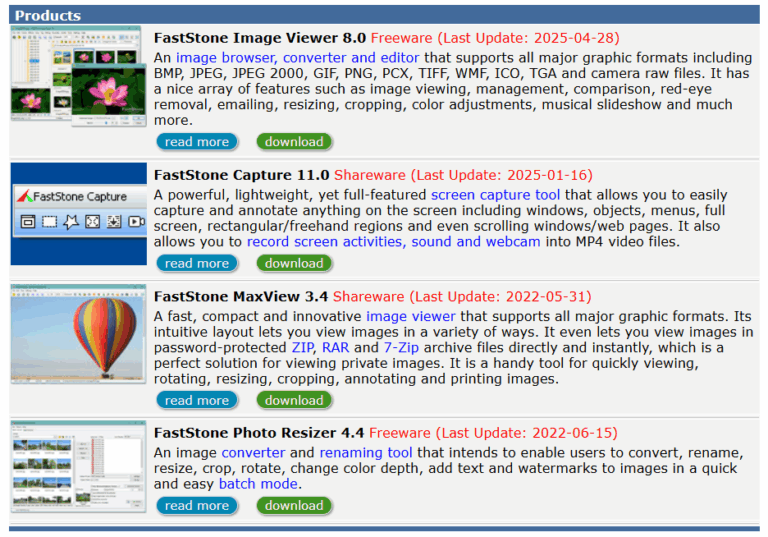 FastStone Image Viewer 스크린샷 1