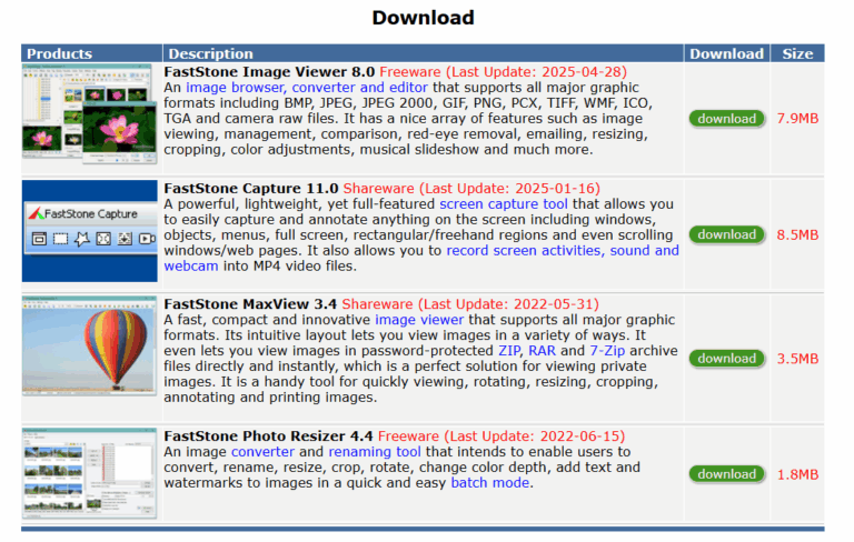 FastStone Image Viewer 스크린샷 2