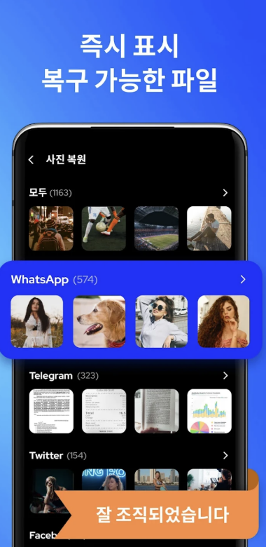 삭제된 사진 복구 앱 다운로드
