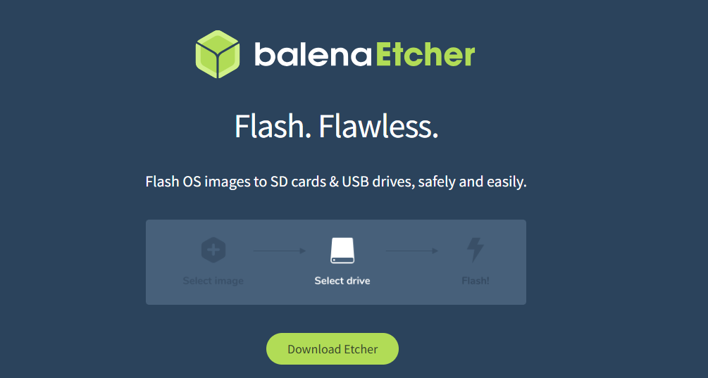 Balena Etcher 다운로드