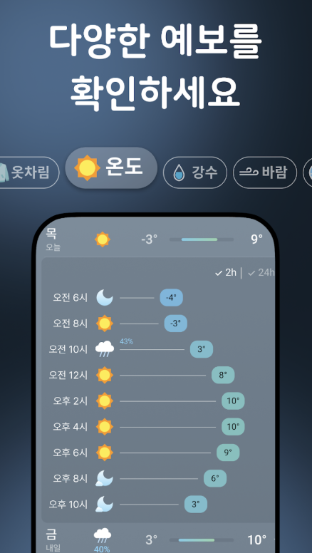 오늘날씨 앱 다운로드