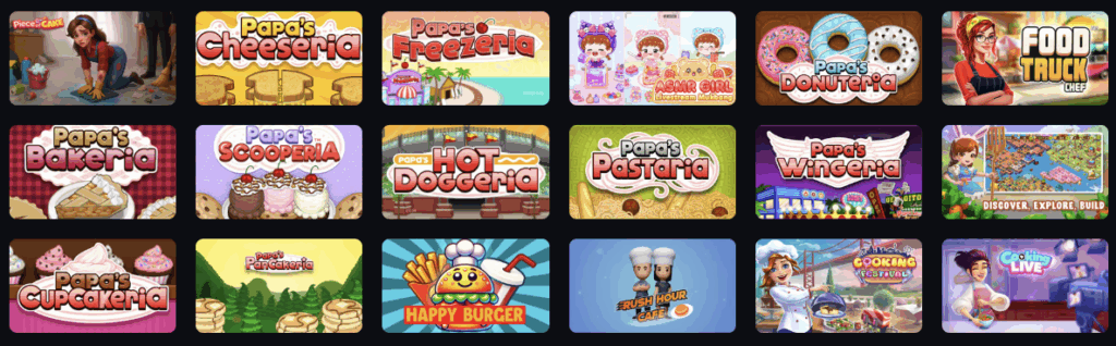 요리게임 다운로드