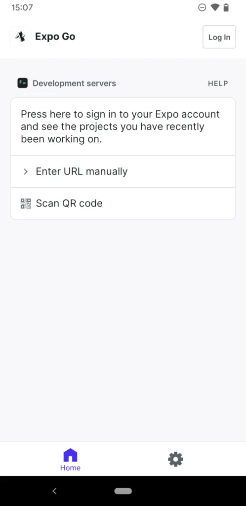Expo Go 다운로드
