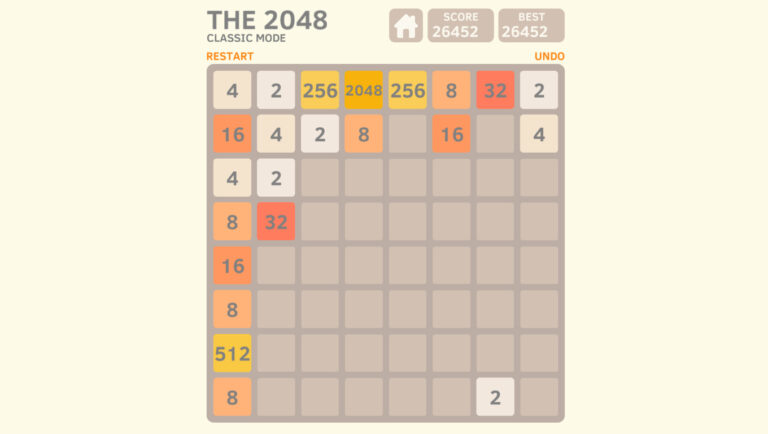 2048: number puzzle game 스크린샷 4