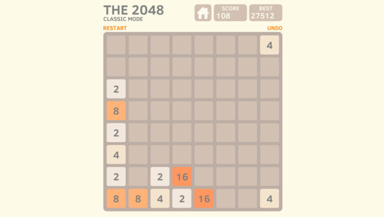 2048: number puzzle game 스크린샷 5