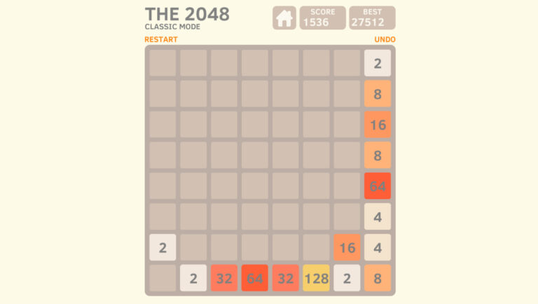 2048: number puzzle game 스크린샷 6